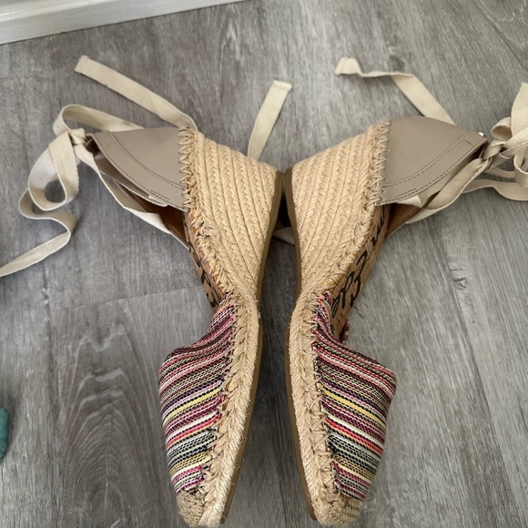 Sam Edelman Patsy Wrap Tie Ankle Espadrilles Size 10 - Picture 10 of 10